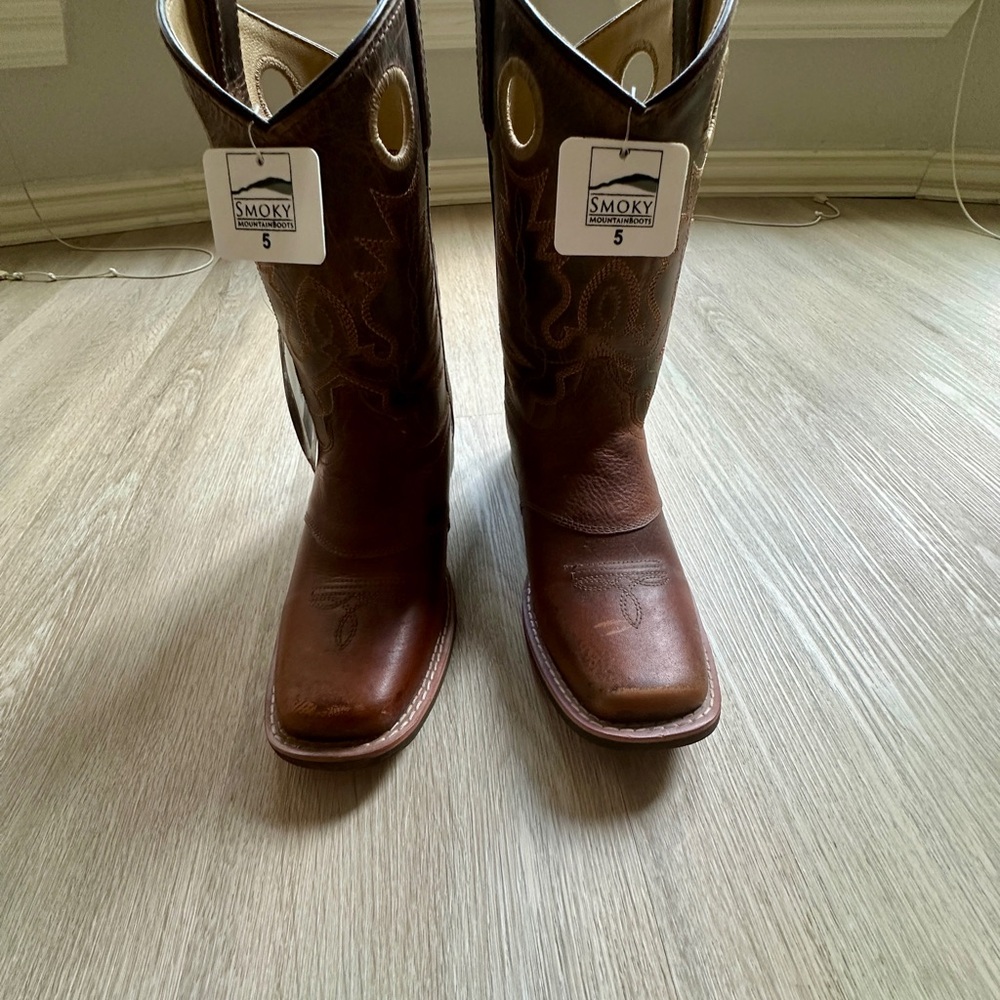 SMOKY MOUNTAIN JESSE WESTERN BOOTS -  UNISEX SQUARE TOE